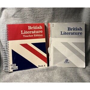 BJU Press British Literature Book & Teacher Edition Book A 3rd Ed Homeschool Set